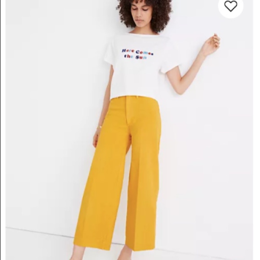 Madewell Emmett Pants Gold 27